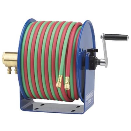 Coxreels Hand Crank 1-4Inx100Ft Twin-Line -Less Hose 170-112WL-1-100